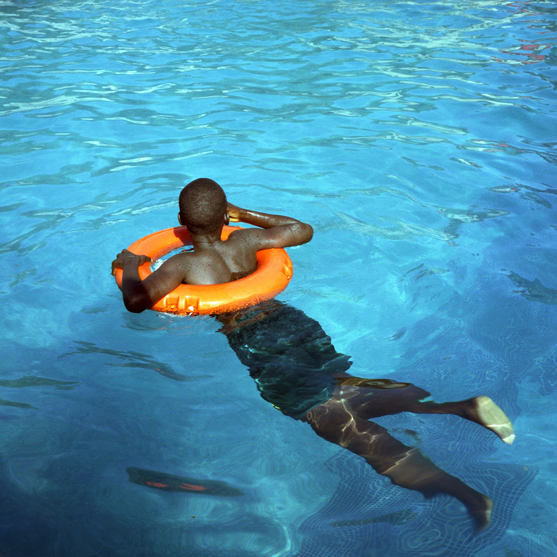 Boy in the pool, The Gambia