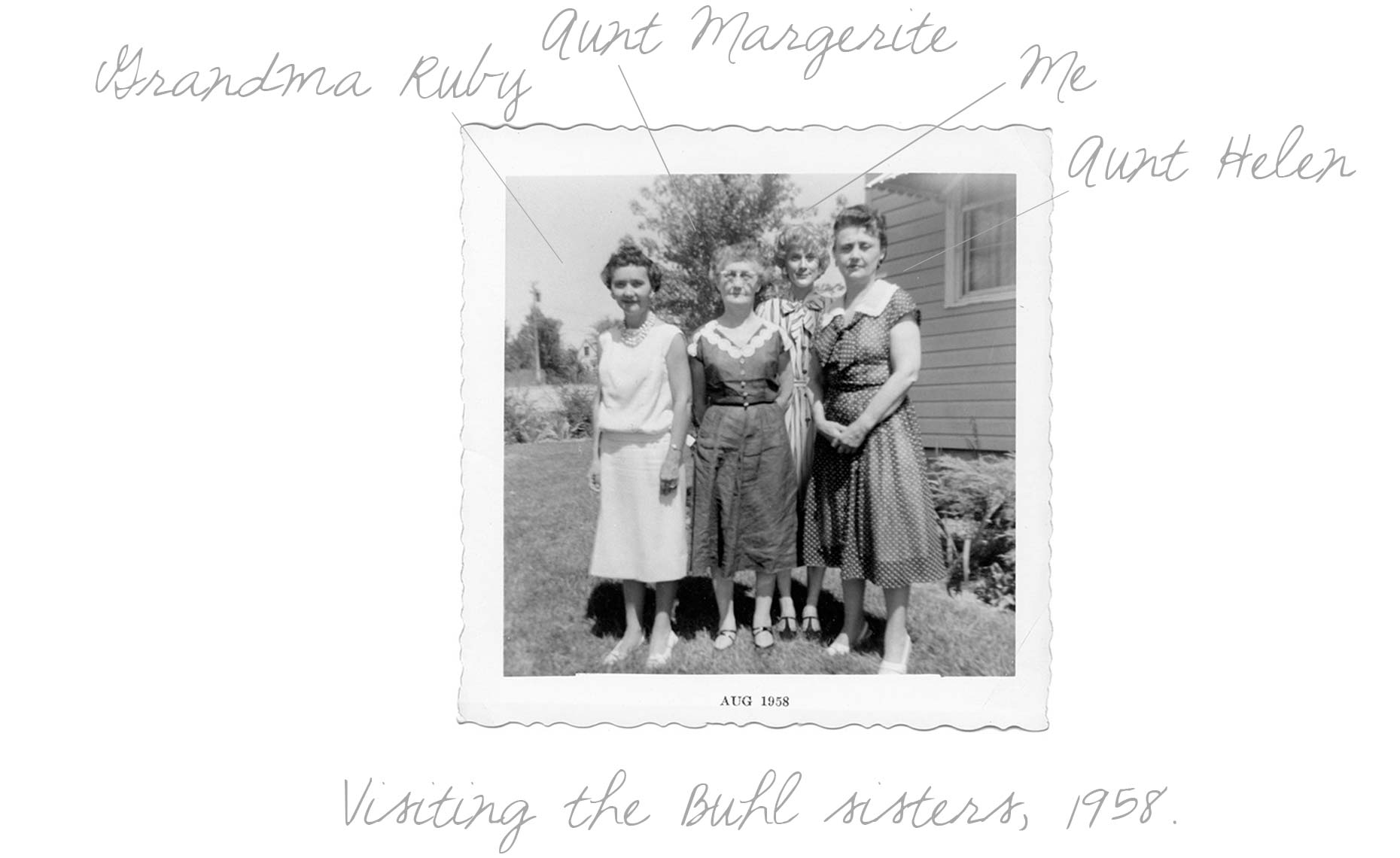 Visiting Buhl Sisters, 1958