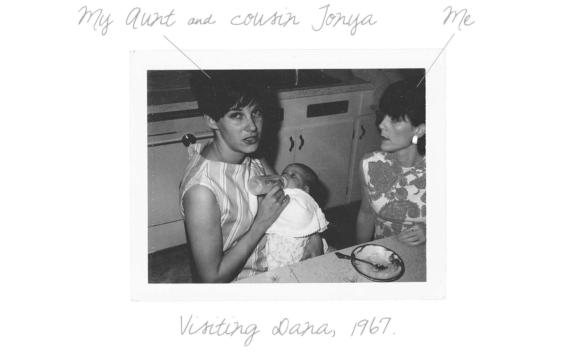 Visiting Dana and Tonya, 1967
