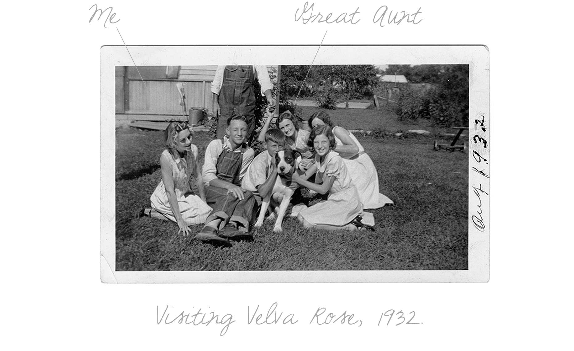 Visiting Velva Rose, 1932